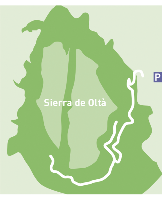 Oltà Mountain Map